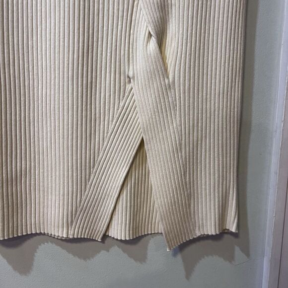 Anthropologie Maeve Skirt Womens Size 3X Desiree Knit Ivory Boho Midi Stretch - Picture 6 of 9